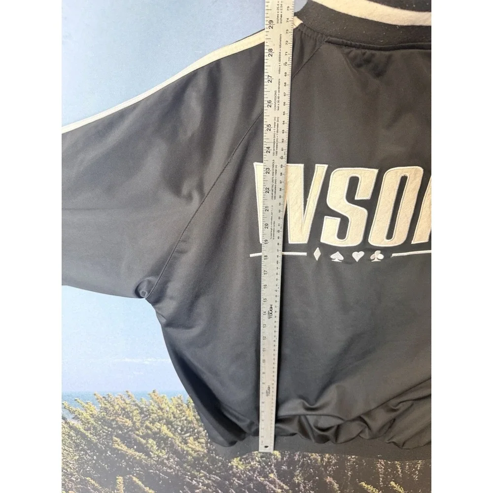 Men's WSOP World Series of Poker 3XL Embroidered Zippered Jacket Black 2013